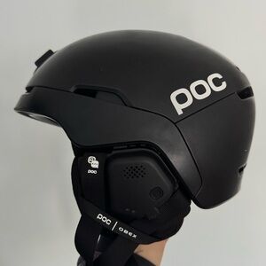 POC spin obex Black ski Helmet with Bluetooth